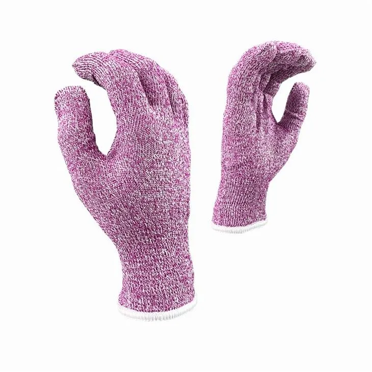 Pink Color Knife Protection Kitchen Cutting Gloves For Cooking